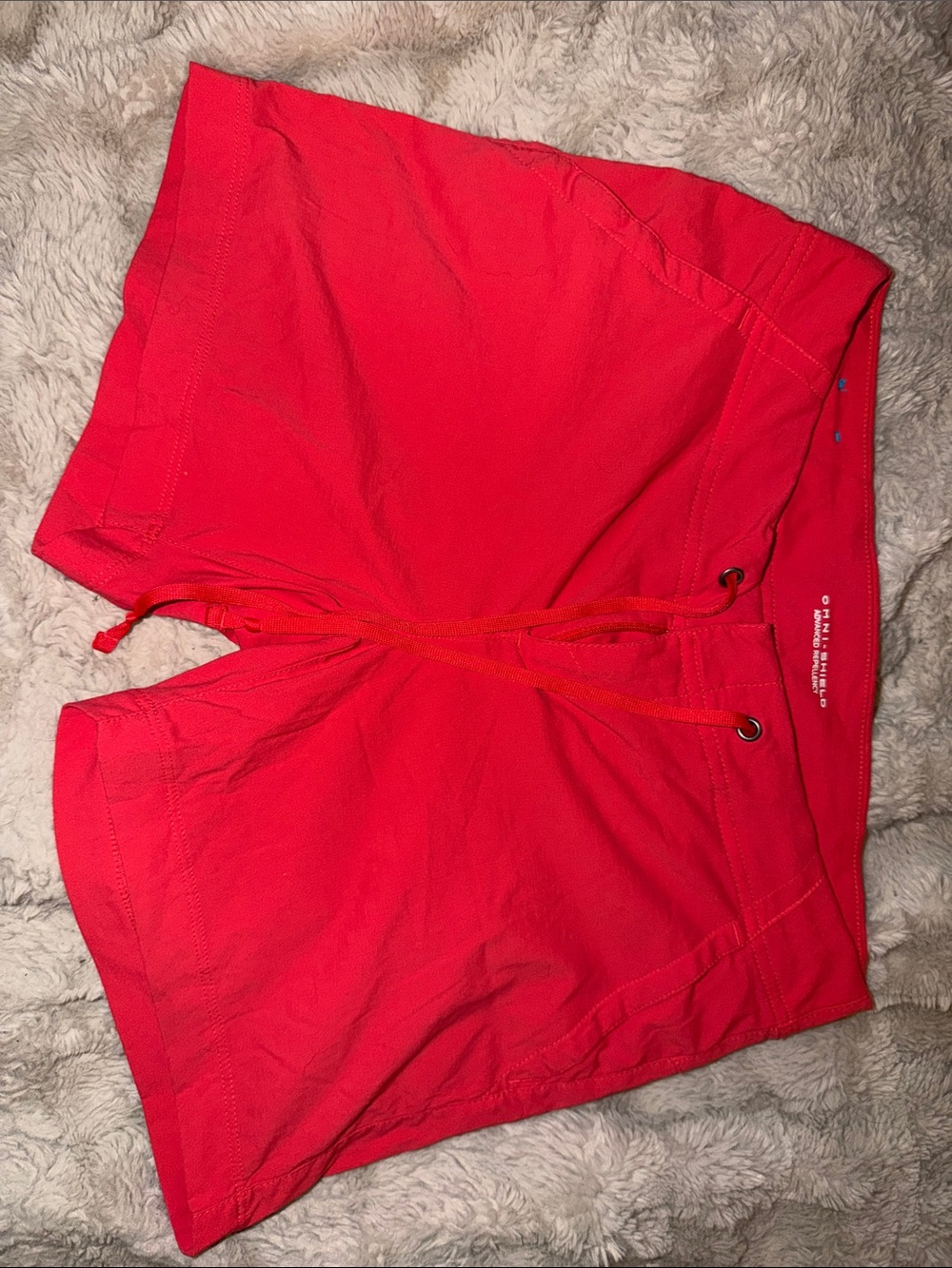 Columbia Women’s Bright Pink/Coral Athletic Shorts with Drawstring
